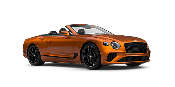Modix GmbH Bentley Continental GTC convertible in Orange Flame paint front 34